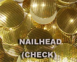 Hot Fix Check Cut Nailhead Made in Korea